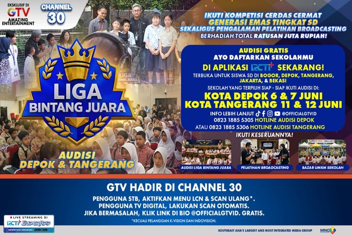 Audisi Perdana di Bogor Sukses! 16 Sekolah Melaju di Liga Bintang Juara, Depok & Tangerang Siap-Siap Ya! Audisi Perdana di Bogor Sukses! 16 Sekolah Melaju di Liga Bintang Juara, Depok & Tangerang Siap-Siap Ya!
