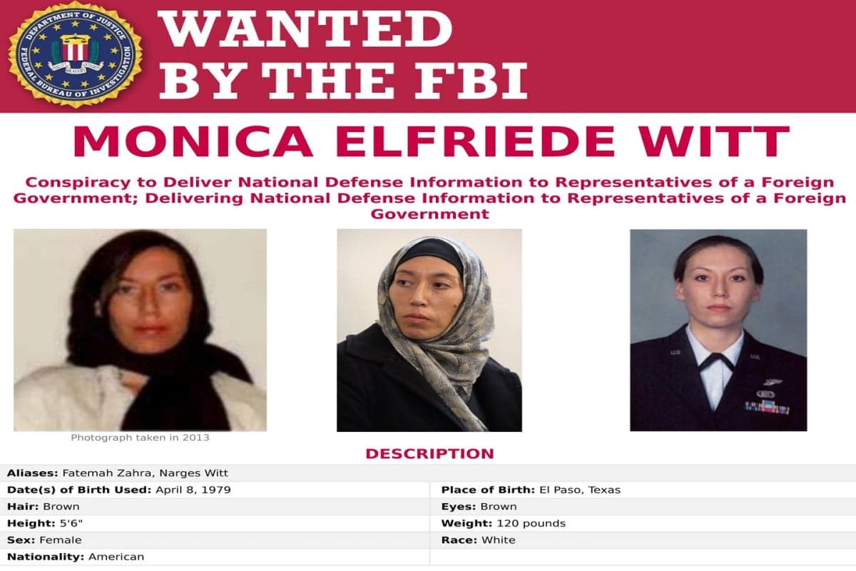 Eks Perwira AS Membelot ke Iran, FBI Tawarkan Hadiah Rp3,5 Miliar untuk Memburunya Eks Perwira AS Membelot ke Iran, FBI Tawarkan Hadiah Rp3,5 Miliar untuk Memburunya