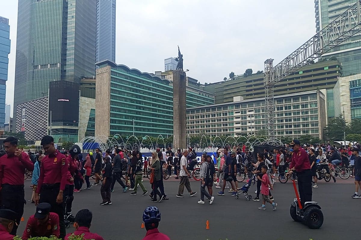 Tak Ada CFD di Rasuna Said, Warga Padati Jalan Sudirman-Thamrin Tak Ada CFD di Rasuna Said, Warga Padati Jalan Sudirman-Thamrin