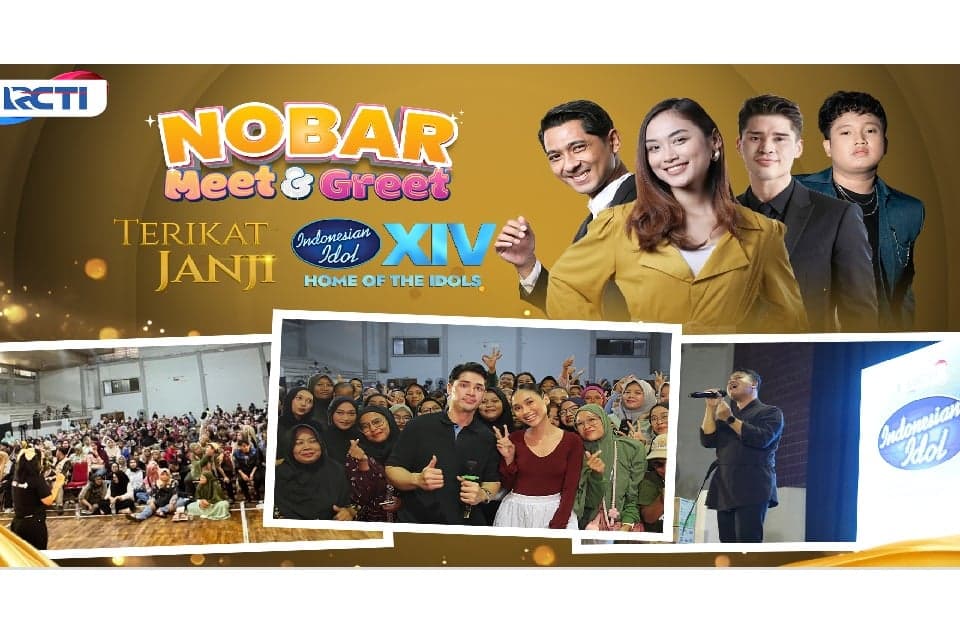 Nobar Meet & Greet 'Terikat Janji' x Indonesian Idol XIV di Karawang Dibanjiri Ratusan Penggemar Nobar Meet & Greet 'Terikat Janji' x Indonesian Idol XIV di Karawang Dibanjiri Ratusan Penggemar