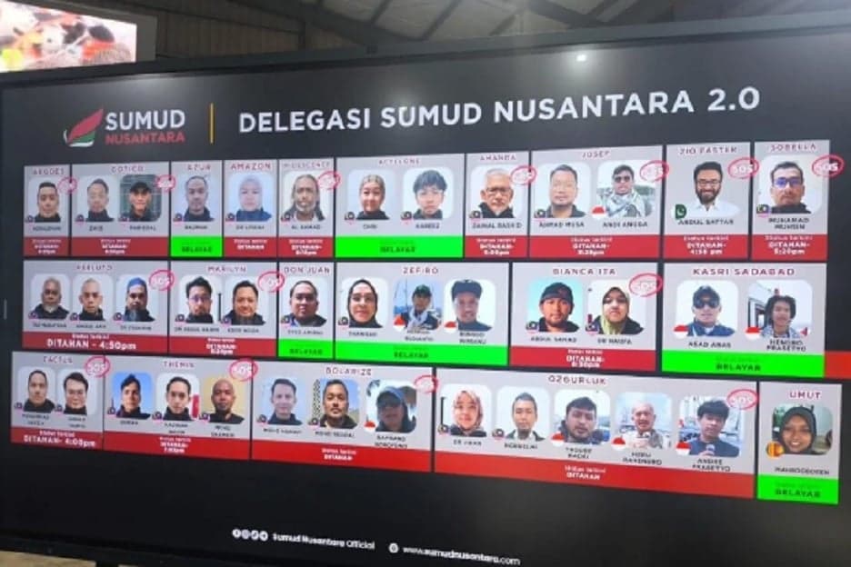 Indonesia dan 9 Negara Kutuk serta Tuntut Israel Bebaskan Aktivis Global Sumud Flotilla Indonesia dan 9 Negara Kutuk serta Tuntut Israel Bebaskan Aktivis Global Sumud Flotilla