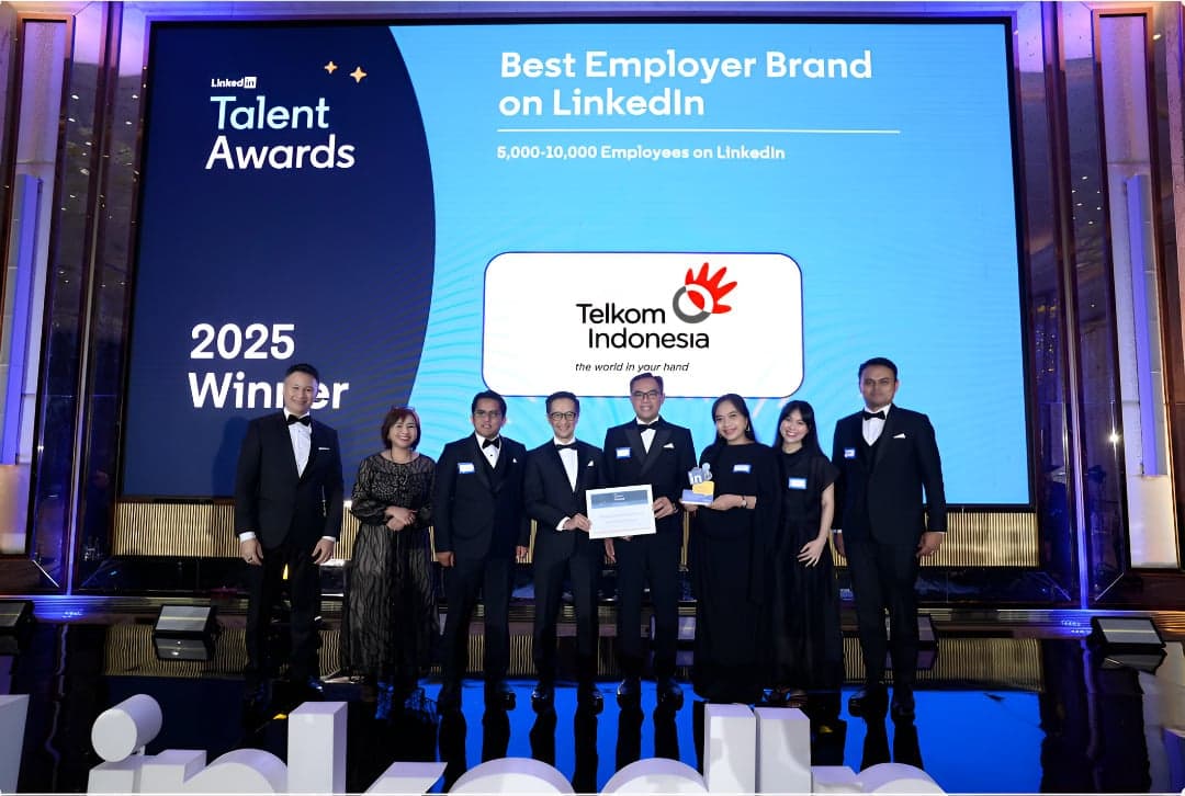 TelkomGroup Kukuhkan Posisi Jadi yang Terbaik di LinkedIn Talent Awards 2025 TelkomGroup Kukuhkan Posisi Jadi yang Terbaik di LinkedIn Talent Awards 2025