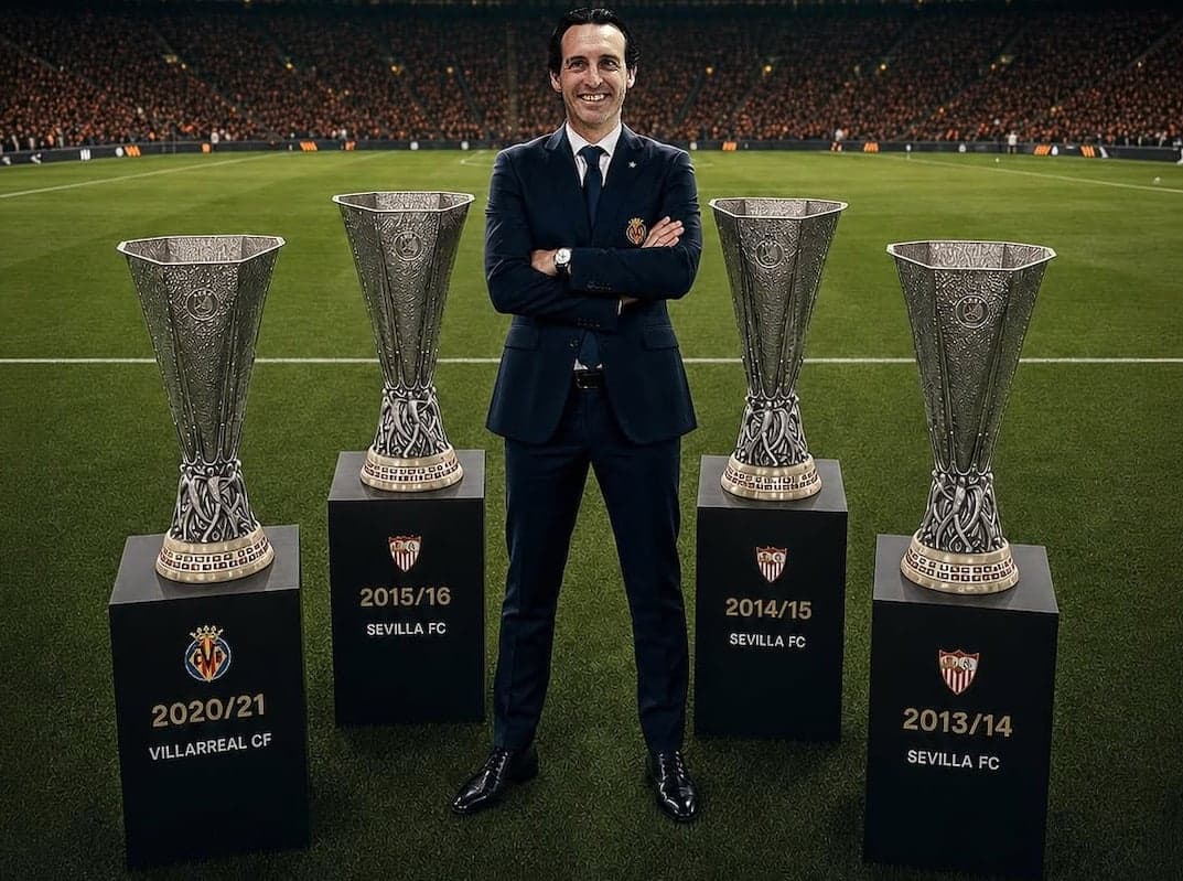 Aston Villa Juara Liga Europa, Unai Emery Borong 5 Trofi Eropa Sejajar Ancelotti dan Mourinho Aston Villa Juara Liga Europa, Unai Emery Borong 5 Trofi Eropa Sejajar Ancelotti dan Mourinho