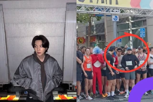 Energik! Setelah Selesaikan Maraton 12 Km, SUGA Langsung Ikut Konser BTS di Stanford Energik! Setelah Selesaikan Maraton 12 Km, SUGA Langsung Ikut Konser BTS di Stanford