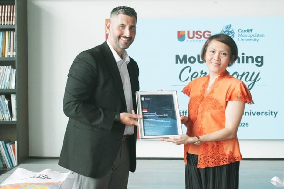 USGE Gandeng Cardiff Metropolitan University, Permudah Akses ke Kampus Top USGE Gandeng Cardiff Metropolitan University, Permudah Akses ke Kampus Top