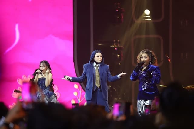 Nyanyi Bareng Salma Salsabil, Celyna dan Niki Becker Akui Sulit Bawa Lagu Beat Nyanyi Bareng Salma Salsabil, Celyna dan Niki Becker Akui Sulit Bawa Lagu Beat