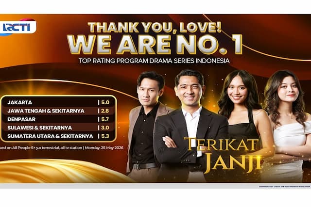 Viral di Mana-Mana, Terikat Janji Berhasil Duduki Posisi No 1 Drama Series Indonesia! Viral di Mana-Mana, Terikat Janji Berhasil Duduki Posisi No 1 Drama Series Indonesia!