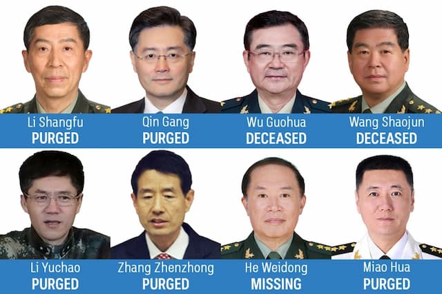 Pembersihan Militer Xi Jinping Jadi Sorotan, PLA China Disebut Alami 'Kelumpuhan Otak' Pembersihan Militer Xi Jinping Jadi Sorotan, PLA China Disebut Alami 'Kelumpuhan Otak'
