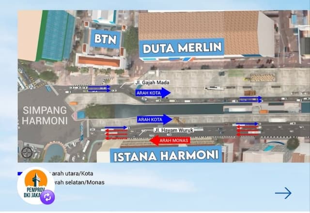 Ada Proyek MRT Jakarta, Rekayasa Lalu Lintas di Harmoni Berlaku hingga September 2026 Ada Proyek MRT Jakarta, Rekayasa Lalu Lintas di Harmoni Berlaku hingga September 2026