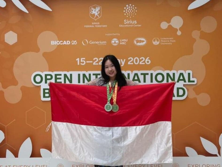 Cerita Cynthia Nikita Wibowo, Peraih Medali OIBO 2026 yang Bercita-cita Menjadi Dokter Gigi Cerita Cynthia Nikita Wibowo, Peraih Medali OIBO 2026 yang Bercita-cita Menjadi Dokter Gigi