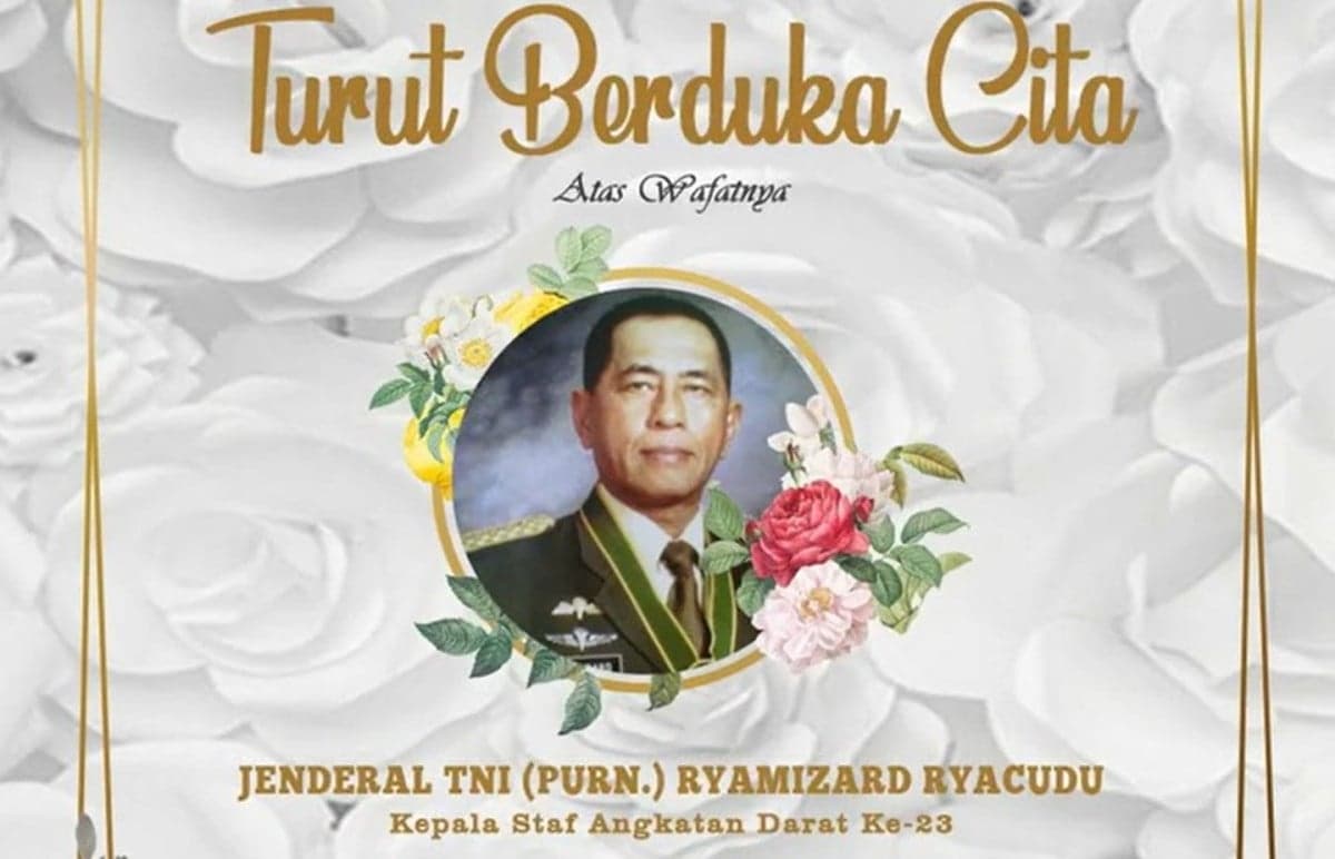 Ryamizard Ryacudu Meninggal Dunia, TNI AD Berduka: Pengabdiannya Inspirasi bagi Prajurit Ryamizard Ryacudu Meninggal Dunia, TNI AD Berduka: Pengabdiannya Inspirasi bagi Prajurit