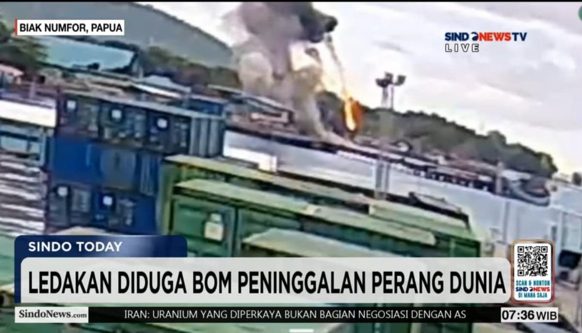 Update Ledakan Bom Sisa Perang Dunia II di Biak Numfor Papua: 19 Orang Terluka, 55 Mengungsi Update Ledakan Bom Sisa Perang Dunia II di Biak Numfor Papua: 19 Orang Terluka, 55 Mengungsi