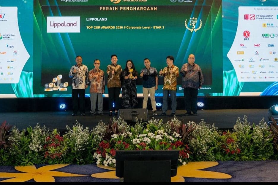 Lippoland Raih Top CSR Awards 2026, Perkuat Komitmen Implementasi ESG Lippoland Raih Top CSR Awards 2026, Perkuat Komitmen Implementasi ESG