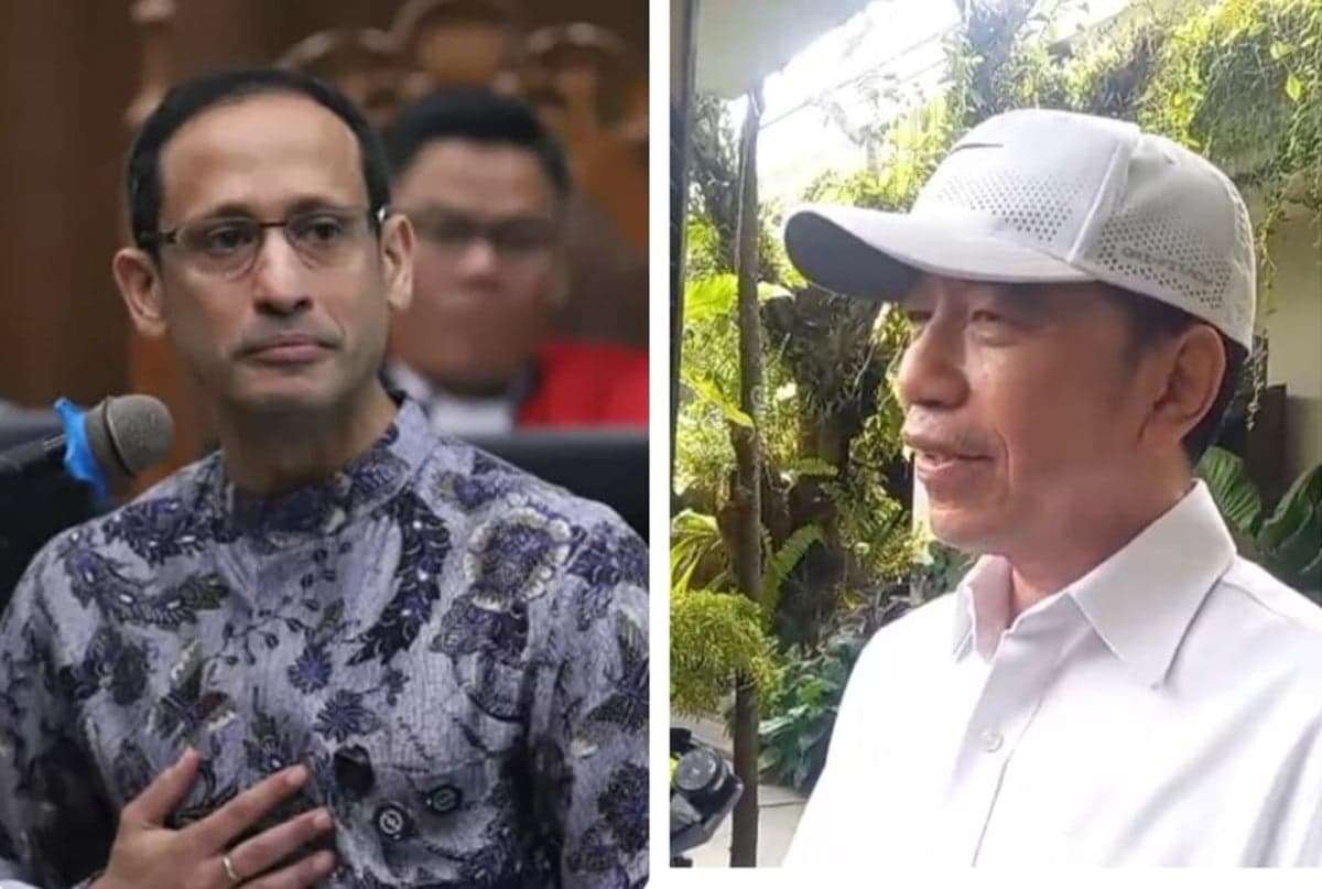 Namanya Disebut dalam Pleidoi Nadiem, Jokowi: Yang Saya Tahu Pak Nadiem Orang Baik Namanya Disebut dalam Pleidoi Nadiem, Jokowi: Yang Saya Tahu Pak Nadiem Orang Baik