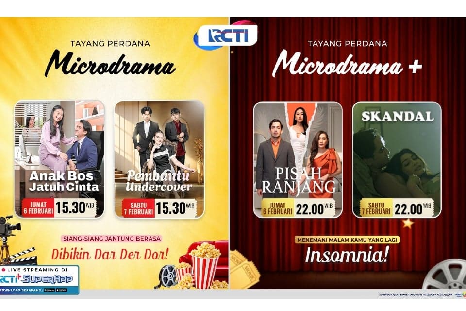 Dari Cinta Terlarang hingga Skandal Kekuasaan, Microdrama & Microdrama+ Siap Temani Akhir Pekan! Dari Cinta Terlarang hingga Skandal Kekuasaan, Microdrama & Microdrama+ Siap Temani Akhir Pekan!