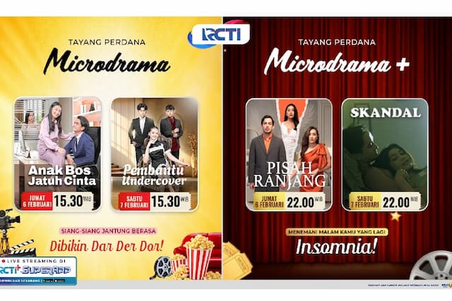 Dari Cinta Terlarang hingga Skandal Kekuasaan, Microdrama & Microdrama+ Siap Temani Akhir Pekan! Dari Cinta Terlarang hingga Skandal Kekuasaan, Microdrama & Microdrama+ Siap Temani Akhir Pekan!