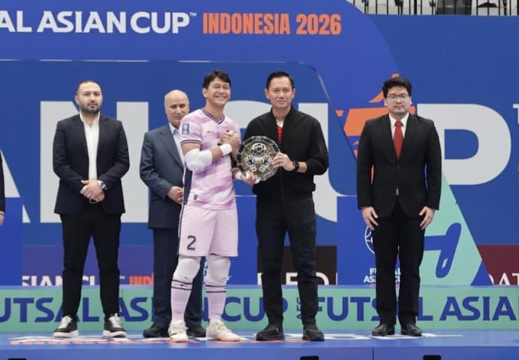 Pemain Indonesia Ahmad Habiebie Raih Predikat Kiper Terbaik di Piala Asia Futsal 2026 Pemain Indonesia Ahmad Habiebie Raih Predikat Kiper Terbaik di Piala Asia Futsal 2026