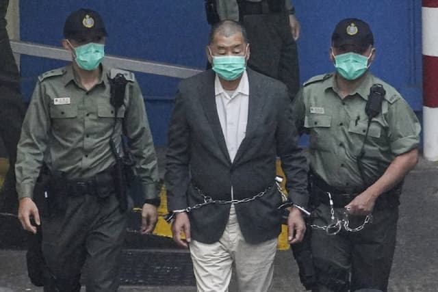 Hong Kong Hukum Bos Apple Daily Jimmy Lai 20 Tahun Penjara, Kritiknya Dicap Kolusi dengan Asing Hong Kong Hukum Bos Apple Daily Jimmy Lai 20 Tahun Penjara, Kritiknya Dicap Kolusi dengan Asing