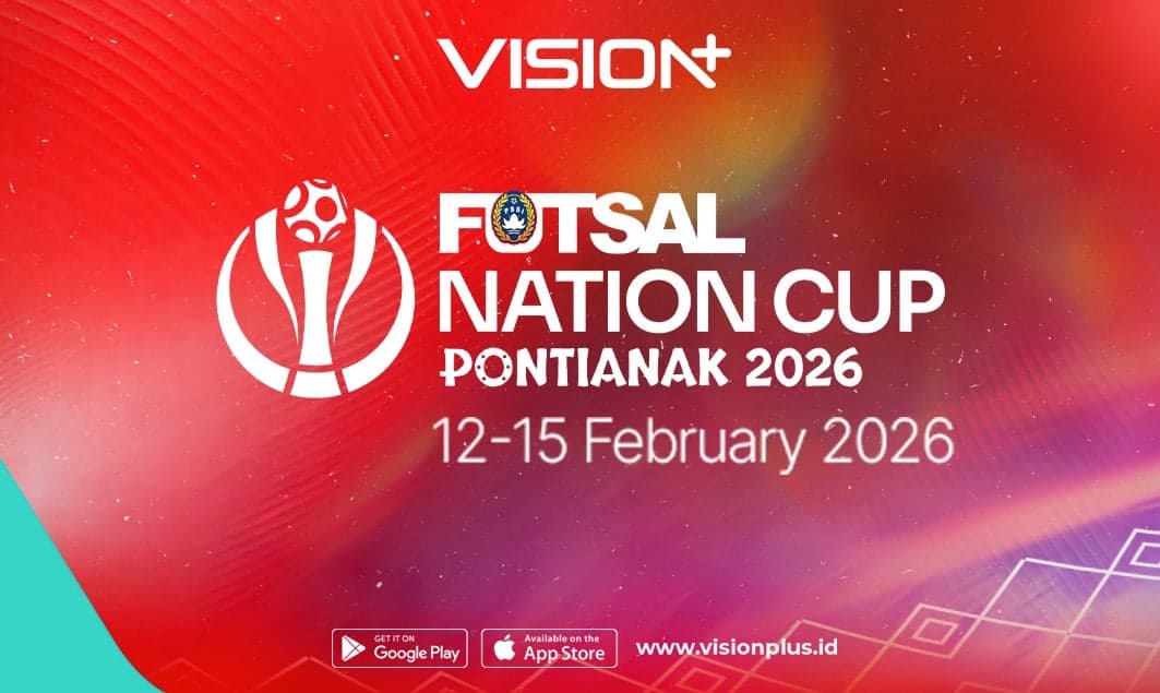 Futsal Nation Cup 2026 Digelar di Pontianak, Simak Jadwal Nonton Streaming Live di VISION+ Futsal Nation Cup 2026 Digelar di Pontianak, Simak Jadwal Nonton Streaming Live di VISION+