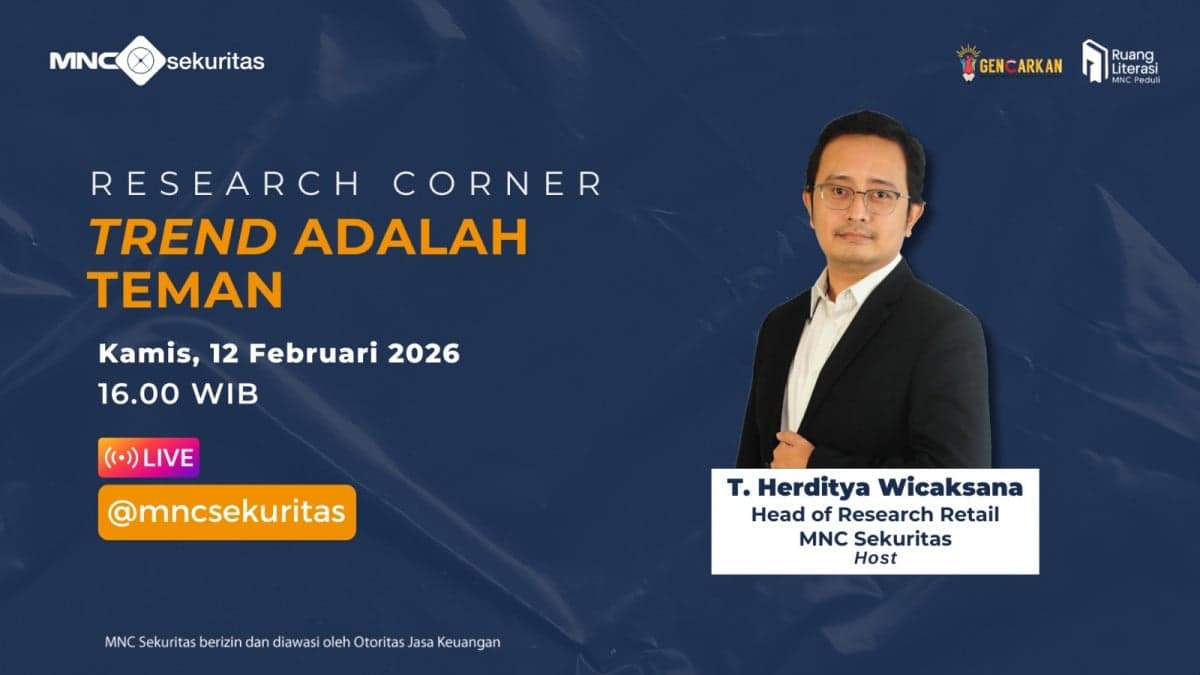 Saksikan IG Live Research Corner 'Trend adalah Teman' Sore Ini Saksikan IG Live Research Corner 'Trend adalah Teman' Sore Ini