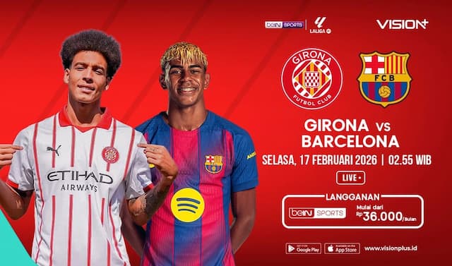Usai Disalip Real Madrid, Barcelona Hadapi Girona Pekan ke-24 LaLiga Live di VISION+ Usai Disalip Real Madrid, Barcelona Hadapi Girona Pekan ke-24 LaLiga Live di VISION+