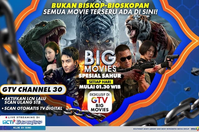 Anti Ngantuk! Sahur Makin Semangat Ditemani Maraton Double Movie Aksi dan Teror di GTV Big Movies! Anti Ngantuk! Sahur Makin Semangat Ditemani Maraton Double Movie Aksi dan Teror di GTV Big Movies!