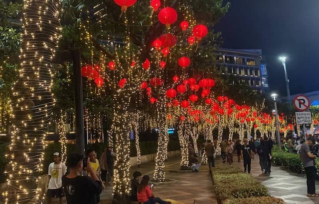 Keramaian di Instagram Bikin Festival Imlek di Bundaran HI Makin Dipadati Warga Keramaian di Instagram Bikin Festival Imlek di Bundaran HI Makin Dipadati Warga