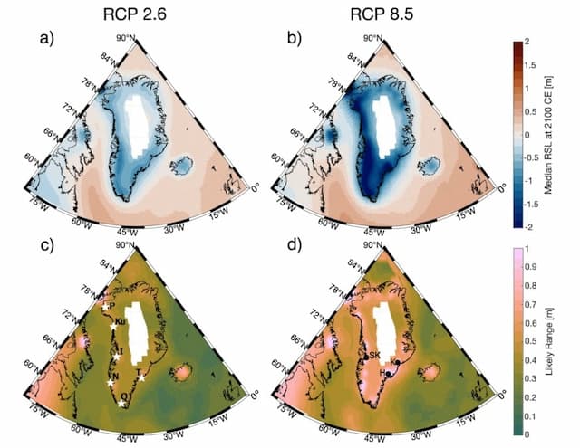 Permukaan Laut di Seluruh Dunia Meningkat Namun di Greenland Menurun Permukaan Laut di Seluruh Dunia Meningkat Namun di Greenland Menurun