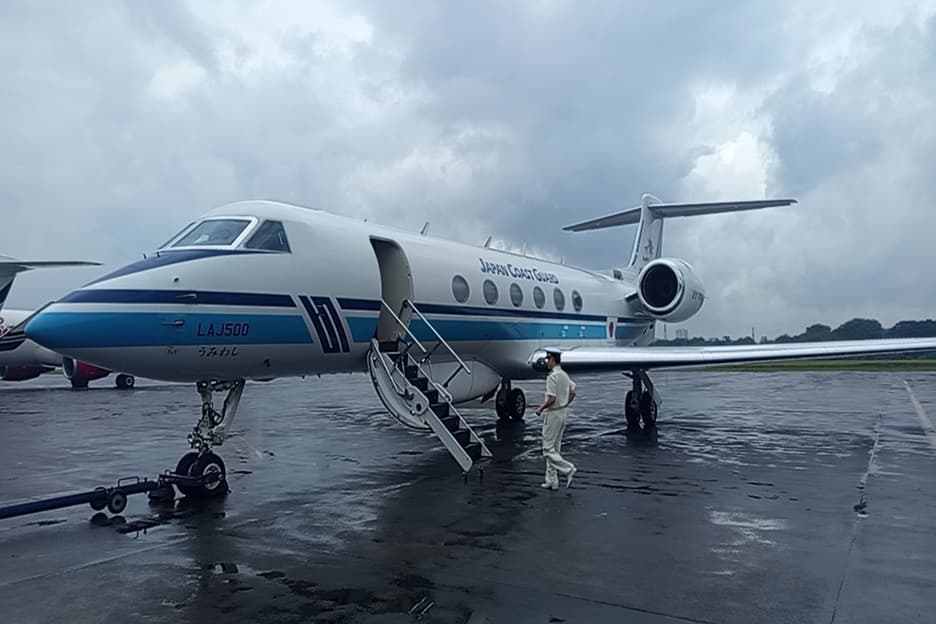Japan Coast Guard Pinjamkan Jet Canggih untuk Latihan Personel Bakamla Pantau Perairan Jakarta Japan Coast Guard Pinjamkan Jet Canggih untuk Latihan Personel Bakamla Pantau Perairan Jakarta