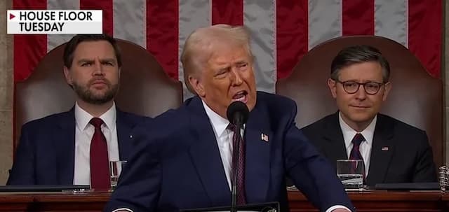 Bicara 100 Menit, Trump Pecahkan Rekor Pidato Kenegaraan Terlama dalam Sejarah Modern AS Bicara 100 Menit, Trump Pecahkan Rekor Pidato Kenegaraan Terlama dalam Sejarah Modern AS