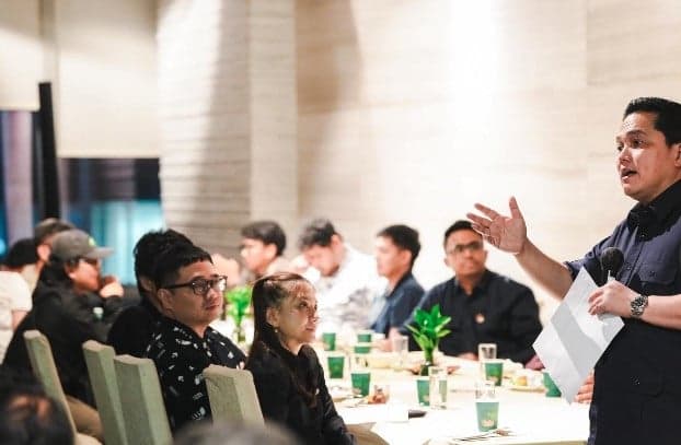 Silaturahmi dengan Awak Media, Erick Thohir Sosialisasi 20 Program Unggul Kemenpora Silaturahmi dengan Awak Media, Erick Thohir Sosialisasi 20 Program Unggul Kemenpora