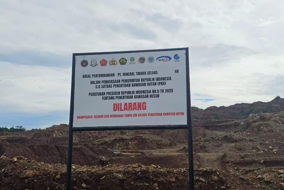 Satgas PKH Segel Area Operasional Perusahaan Tambang Nikel Milik David Glen Satgas PKH Segel Area Operasional Perusahaan Tambang Nikel Milik David Glen