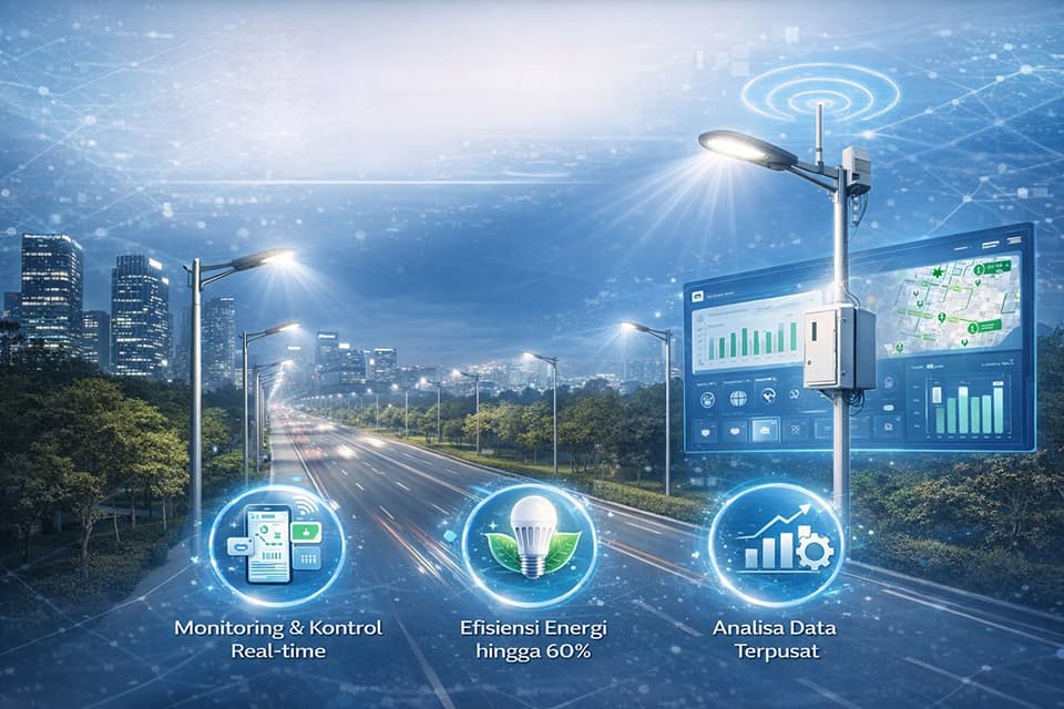 Dukung Aktivitas Ekonomi lewatSmart Penerangan Jalan UmumBerbasis IoT Dukung Aktivitas Ekonomi lewatSmart Penerangan Jalan UmumBerbasis IoT