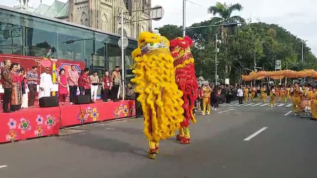 Dibuka Menag, Begini Meriahnya Parade Imlek Nusantara 2026 di Lapangan Banteng Dibuka Menag, Begini Meriahnya Parade Imlek Nusantara 2026 di Lapangan Banteng