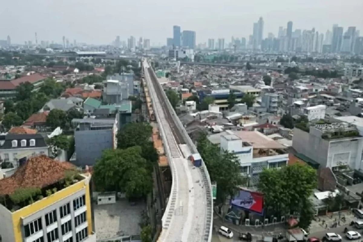 LRT Jakarta Velodrome-Manggarai Rampung Paling Lama Awal 2027 LRT Jakarta Velodrome-Manggarai Rampung Paling Lama Awal 2027
