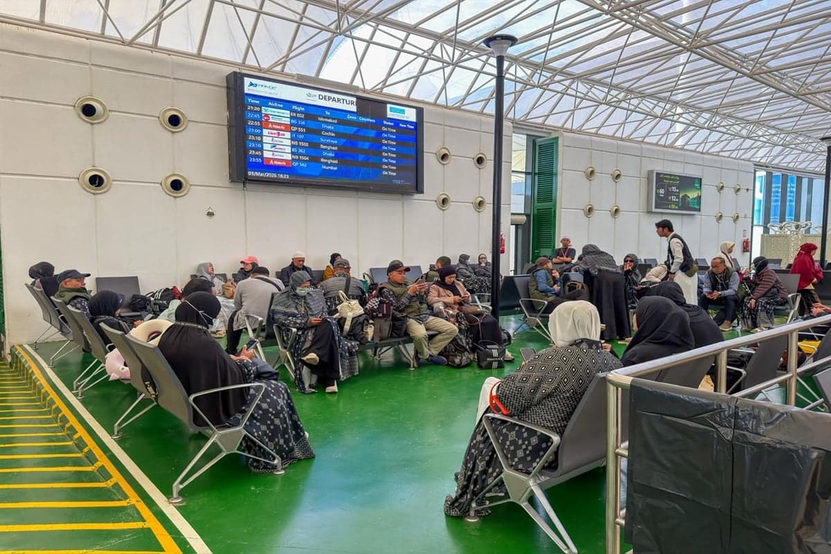 Terobos Langit Timur Tengah, 6.047 Jemaah Umrah Tiba di Tanah Air dengan Selamat Terobos Langit Timur Tengah, 6.047 Jemaah Umrah Tiba di Tanah Air dengan Selamat