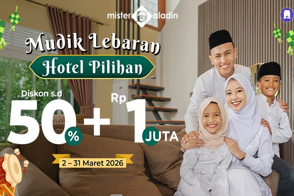 Mudik Lebaran Lebih Santai Ada Diskon Hotel s.d 50 dan Rp1 Juta Mudik Lebaran Lebih Santai Ada Diskon Hotel s.d 50 dan Rp1 Juta