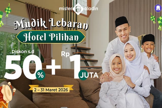 Mudik Lebaran Lebih Santai Ada Diskon Hotel s.d 50 dan Rp1 Juta Mudik Lebaran Lebih Santai Ada Diskon Hotel s.d 50 dan Rp1 Juta