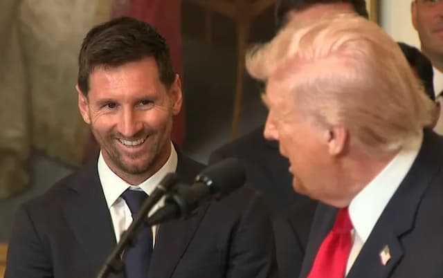 Messi Temui Donald Trump di Gedung Putih saat Dunia Memanas Messi Temui Donald Trump di Gedung Putih saat Dunia Memanas