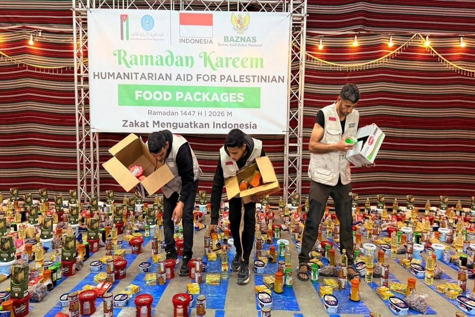 Baznas RI Salurkan 33.917 Paket Pangan untuk Warga Palestina selama Ramadan Baznas RI Salurkan 33.917 Paket Pangan untuk Warga Palestina selama Ramadan