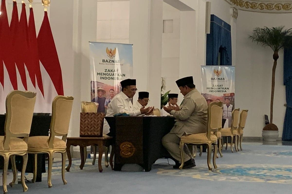 Prabowo-Gibran hingga Menteri Bayar Zakat di Istana Negara Prabowo-Gibran hingga Menteri Bayar Zakat di Istana Negara