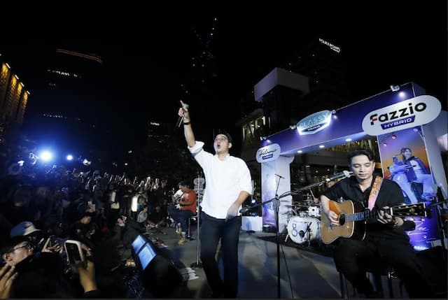 Ungu Bius Penonton di Sarinah, Pasha Sampaikan Pesan Religius di Music Zone Ramadan Coustic Ungu Bius Penonton di Sarinah, Pasha Sampaikan Pesan Religius di Music Zone Ramadan Coustic