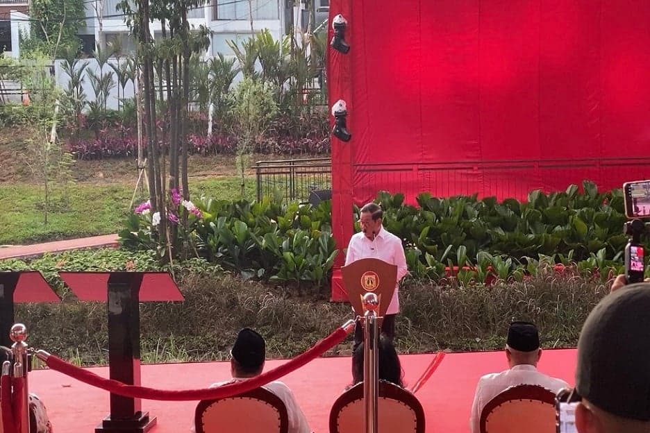 Gubernur Pramono Anung Bersama Megawati Resmikan Taman Bendera Pusaka Gubernur Pramono Anung Bersama Megawati Resmikan Taman Bendera Pusaka