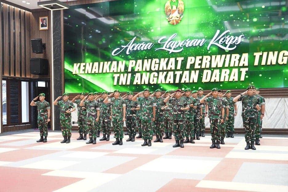 28 Pati TNI AD Naik Pangkat, Ada Peraih Adhi Makayasa dan Teman Seangkatan AHY di Akmil 28 Pati TNI AD Naik Pangkat, Ada Peraih Adhi Makayasa dan Teman Seangkatan AHY di Akmil