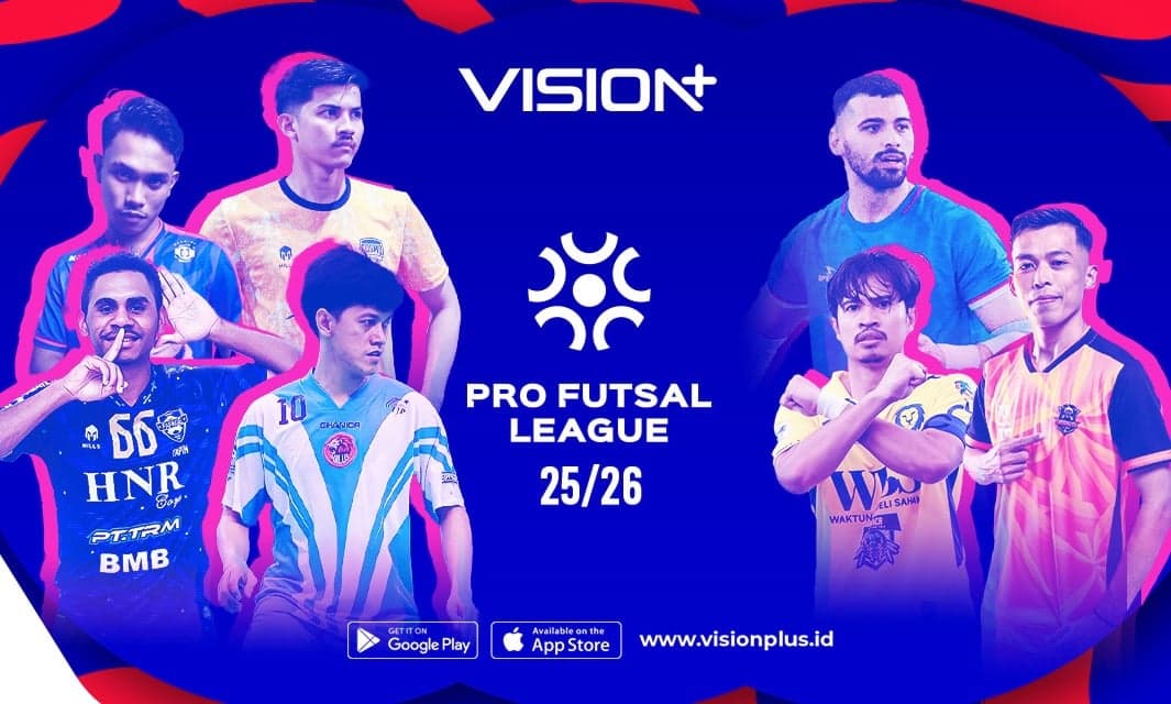 Jadwal Nonton Pro Futsal League Indonesia 2025/26 dan Link Streaming di VISION+ Jadwal Nonton Pro Futsal League Indonesia 2025/26 dan Link Streaming di VISION+