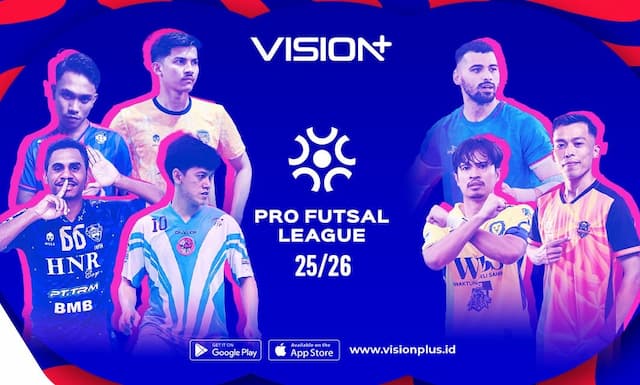 Jadwal Nonton Pro Futsal League Indonesia 2025/26 dan Link Streaming di VISION+ Jadwal Nonton Pro Futsal League Indonesia 2025/26 dan Link Streaming di VISION+