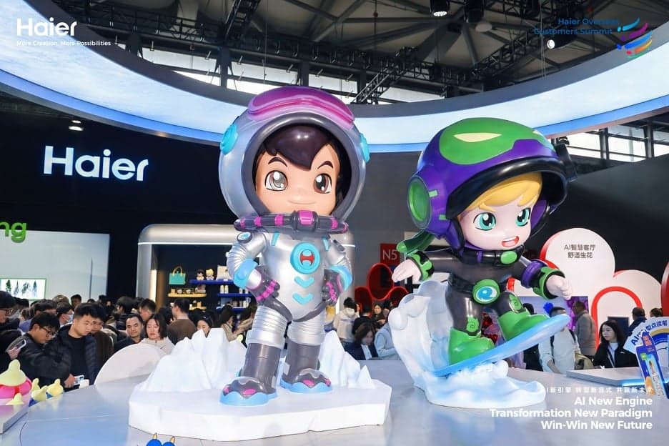 AWE 2026 di Shanghai, Haier Tampilkan Inovasi AI Vision dan Robotika AWE 2026 di Shanghai, Haier Tampilkan Inovasi AI Vision dan Robotika