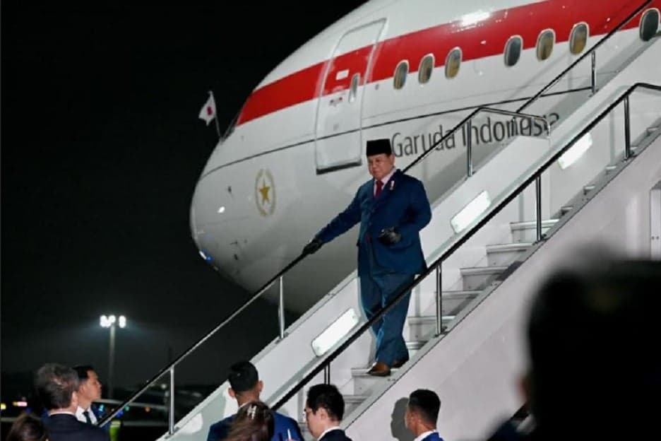 Presiden Prabowo Tiba di Tokyo untuk Bertemu dengan Kaisar Naruhito dan PM Jepang Presiden Prabowo Tiba di Tokyo untuk Bertemu dengan Kaisar Naruhito dan PM Jepang