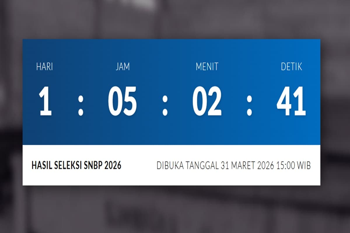 Pengumuman Hasil SNBP 2026 Besok, Cek Website Resmi dan Link Mirror PTN di Sini Pengumuman Hasil SNBP 2026 Besok, Cek Website Resmi dan Link Mirror PTN di Sini