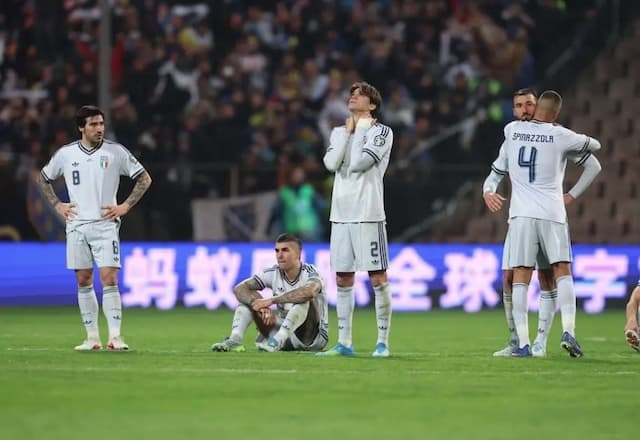 Nestapa Timnas Italia, Tiga Kali Beruntun Gagal Lolos Piala Dunia Nestapa Timnas Italia, Tiga Kali Beruntun Gagal Lolos Piala Dunia